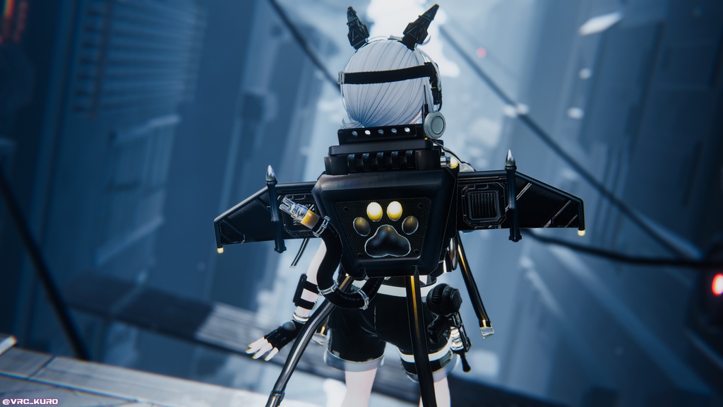 【11アバター対応】AstroCat🚀宇宙服【ギミックあり/MA対応】