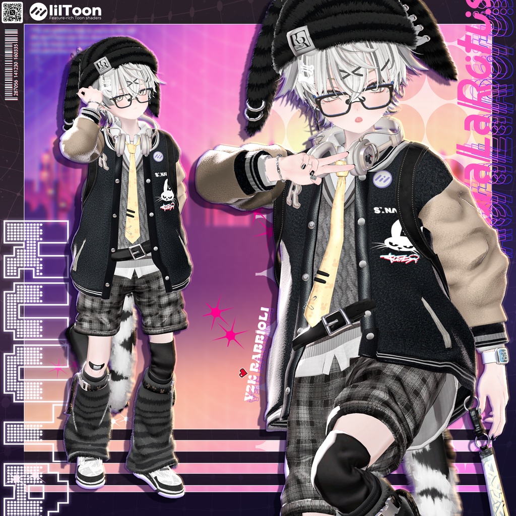 【15アバター対応】Y2K Rabbioli💜🐇【MA対応】