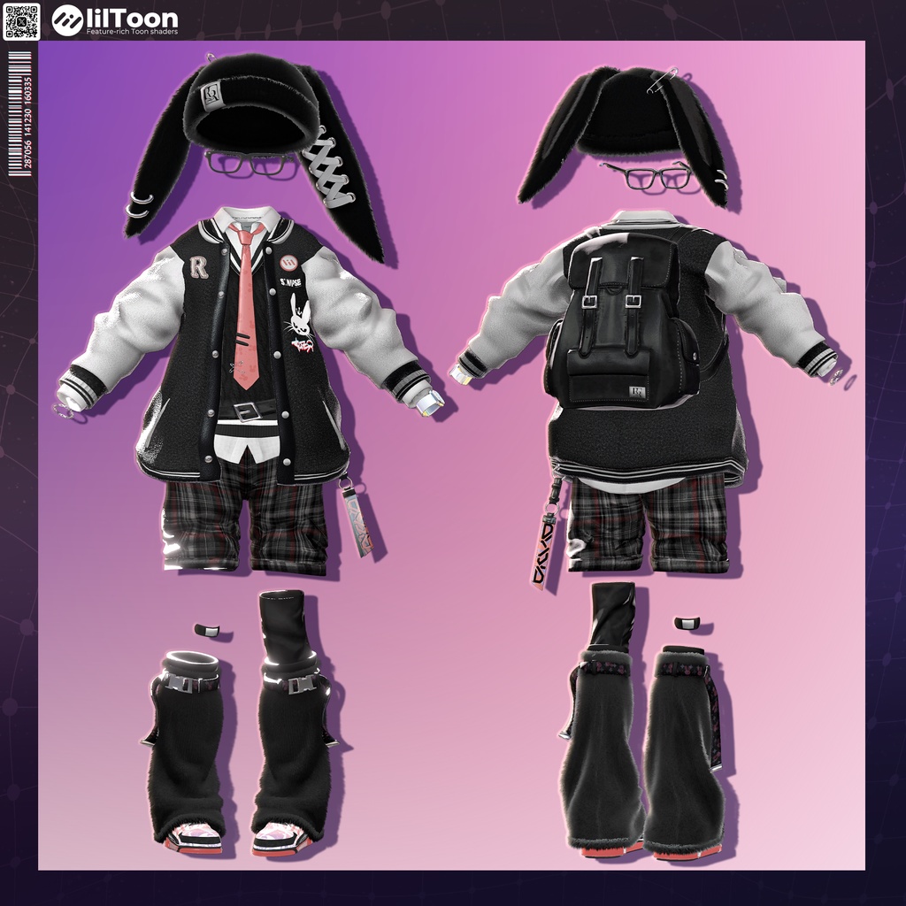 【15アバター対応】Y2K Rabbioli💜🐇【MA対応】