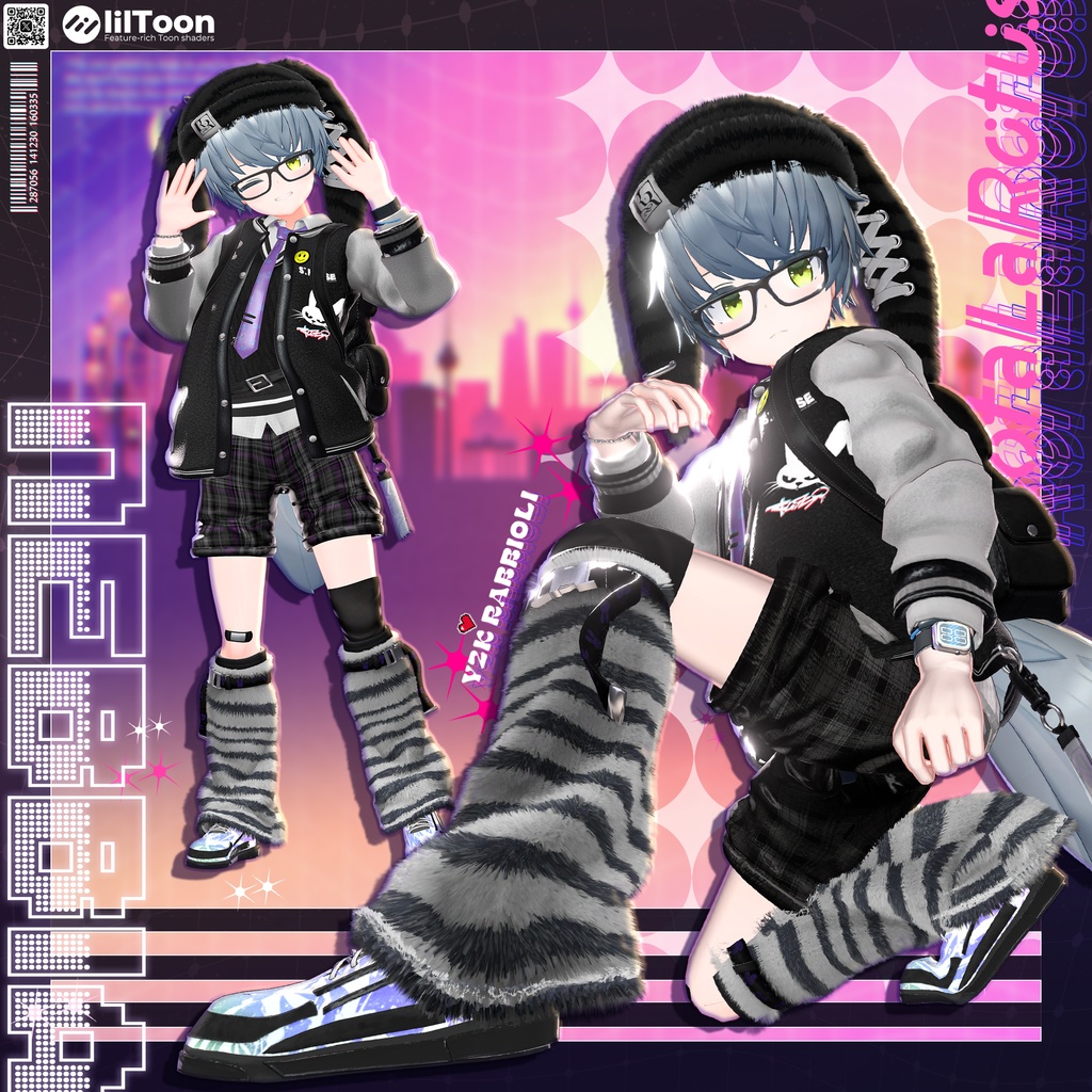 【15アバター対応】Y2K Rabbioli💜🐇【MA対応】