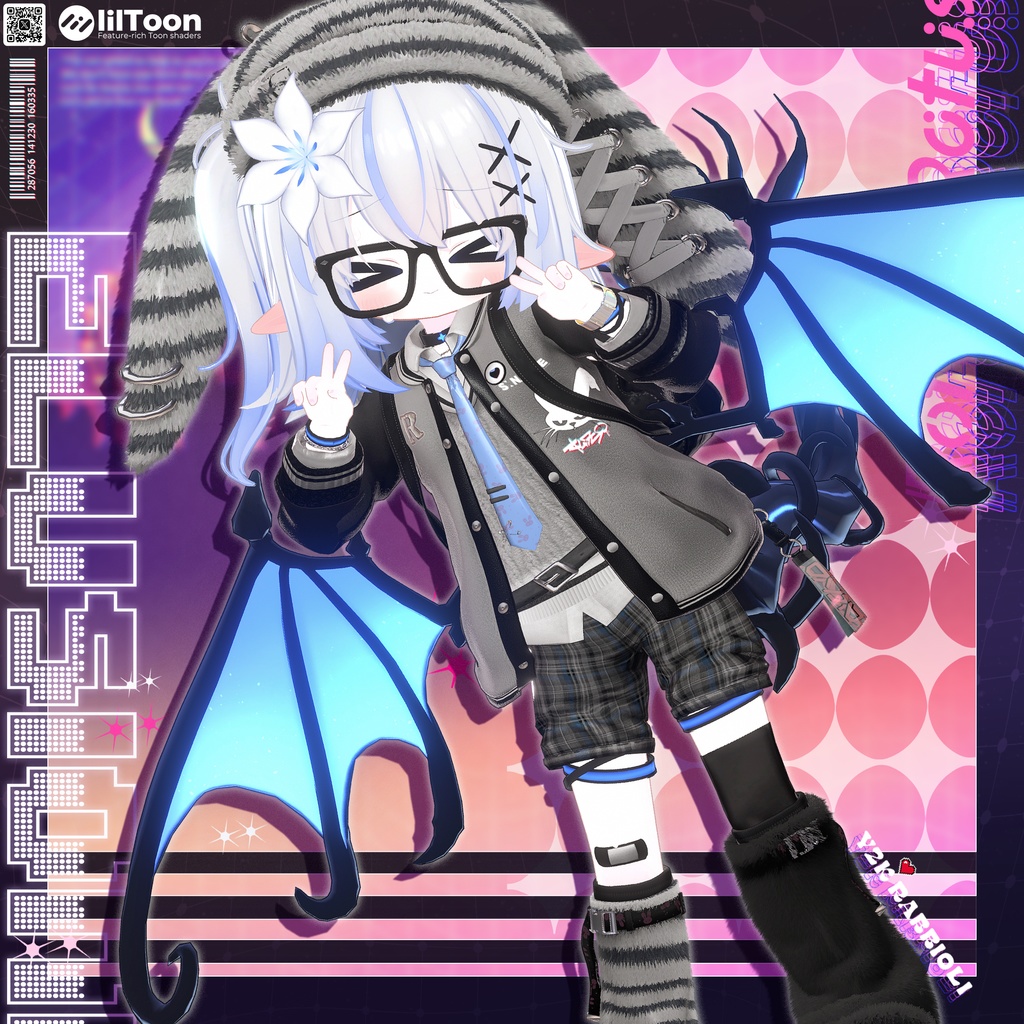 【15アバター対応】Y2K Rabbioli💜🐇【MA対応】