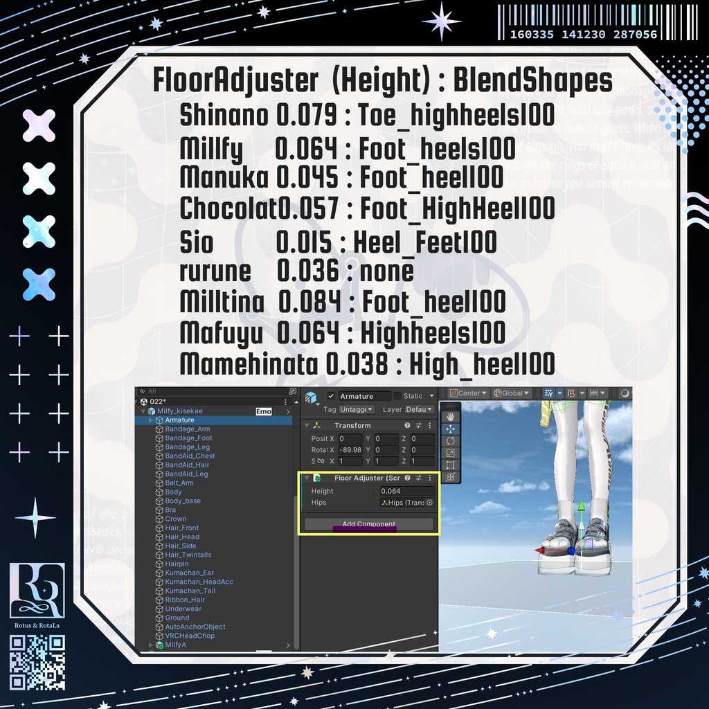 【9アバター対応】AstroBunny【MA対応】