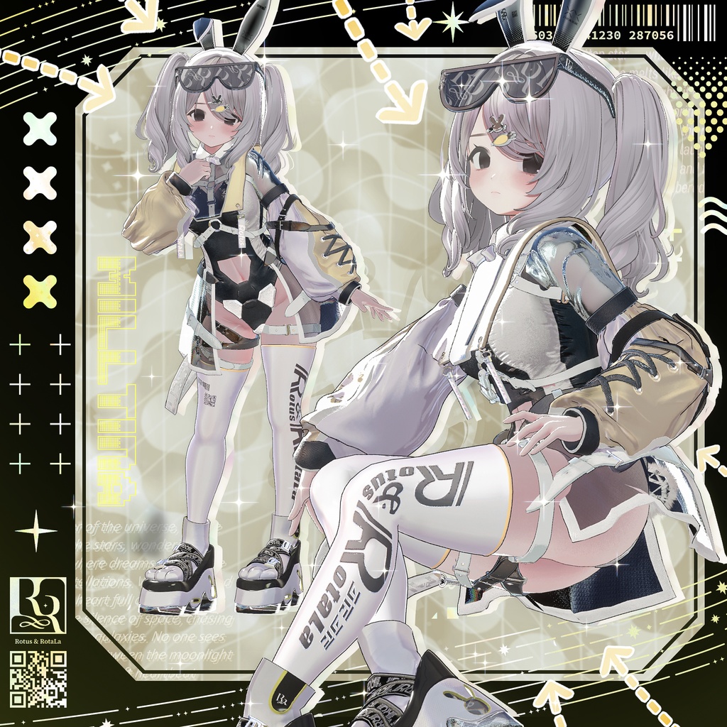 【9アバター対応】AstroBunny【MA対応】