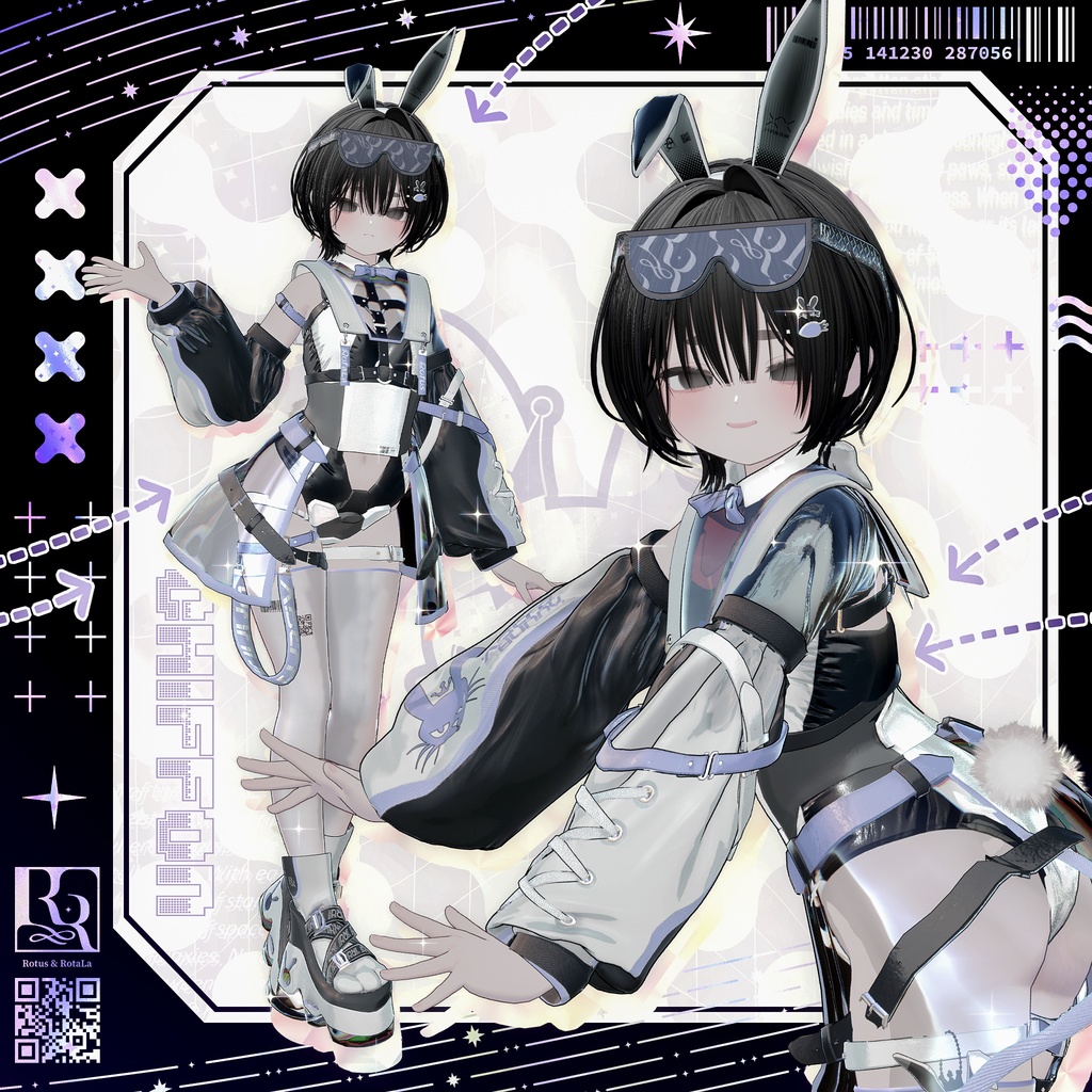 【9アバター対応】AstroBunny【MA対応】