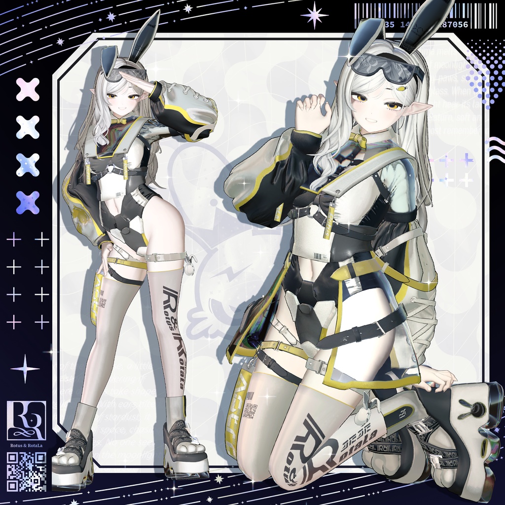 【9アバター対応】AstroBunny【MA対応】