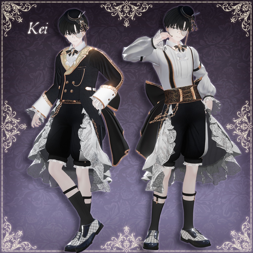 Loyal Sailfin💜RE【8アバター対応】王子ロリィタ服【MA対応】