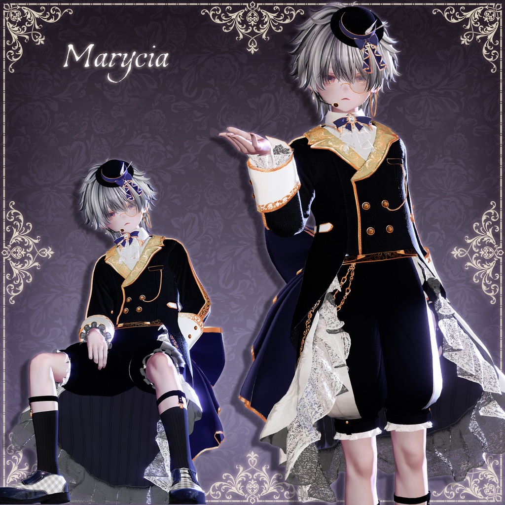 Loyal Sailfin💜RE【7アバター対応】王子ロリィタ服【MA対応】SALE中