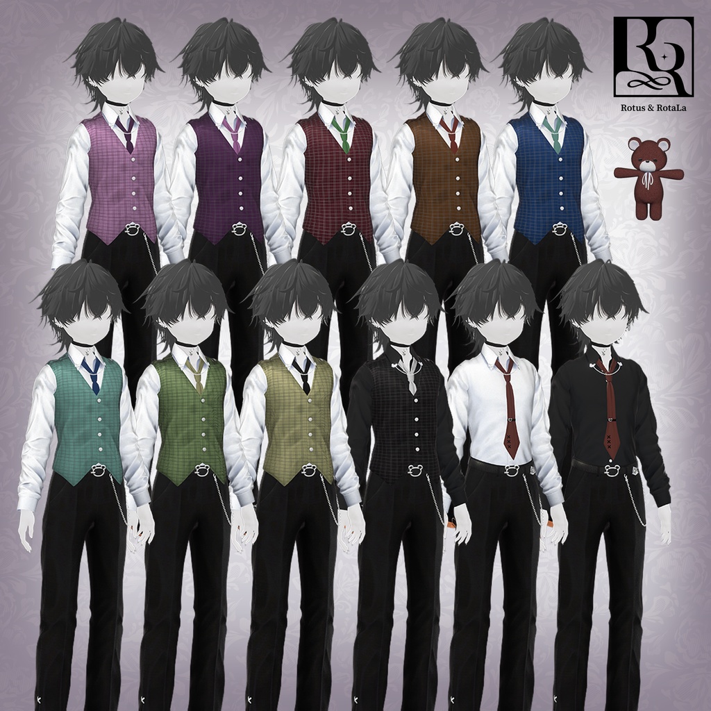 Reverie_Bear_Suit🧸【6アバター対応】コラボスーツ SALE中