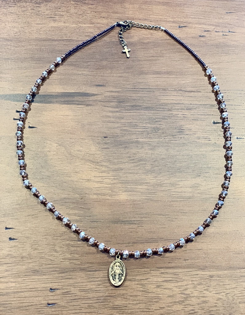 【猫又屋 アンティークメダイのネックレス】