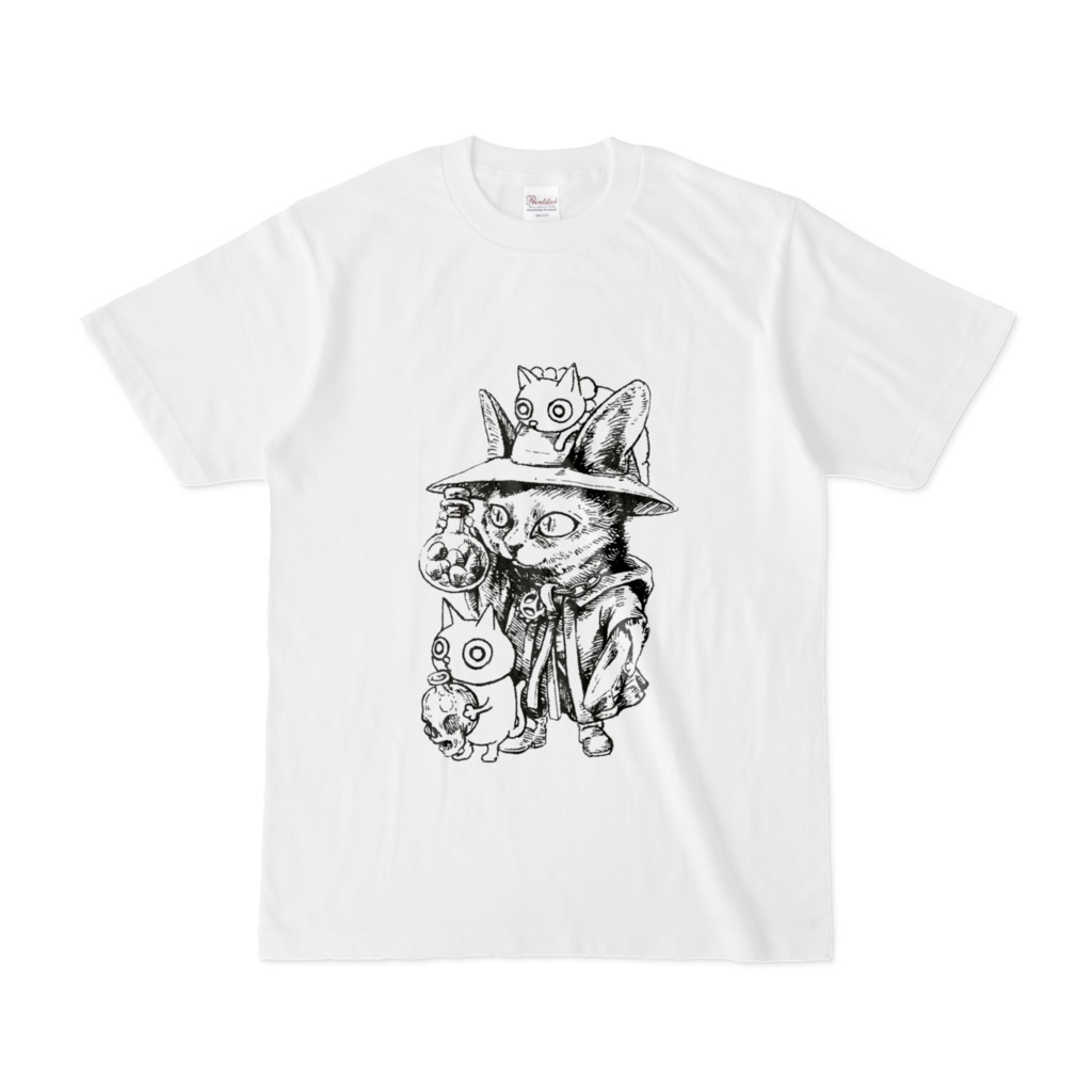 【猫又屋 × 无域屋　Tシャツ －探検家の装備－】monotone