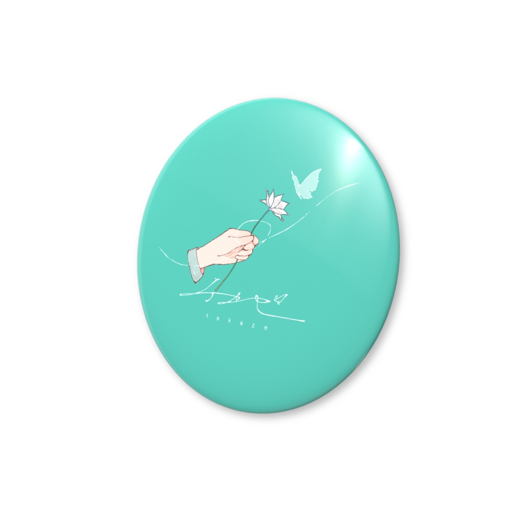 テカゼ ロゴ缶バッジ(バリュー)