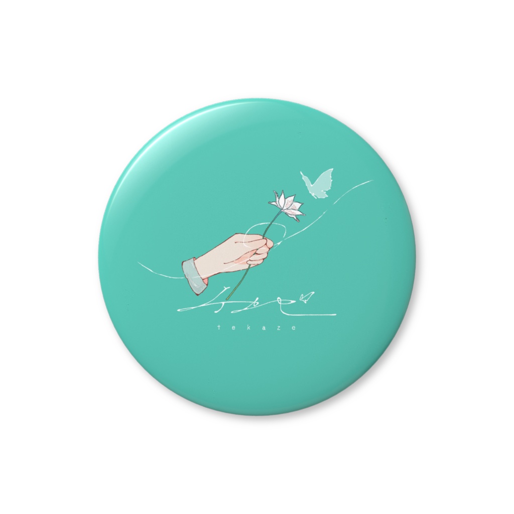 テカゼ　ロゴ缶バッジ（バリュー）