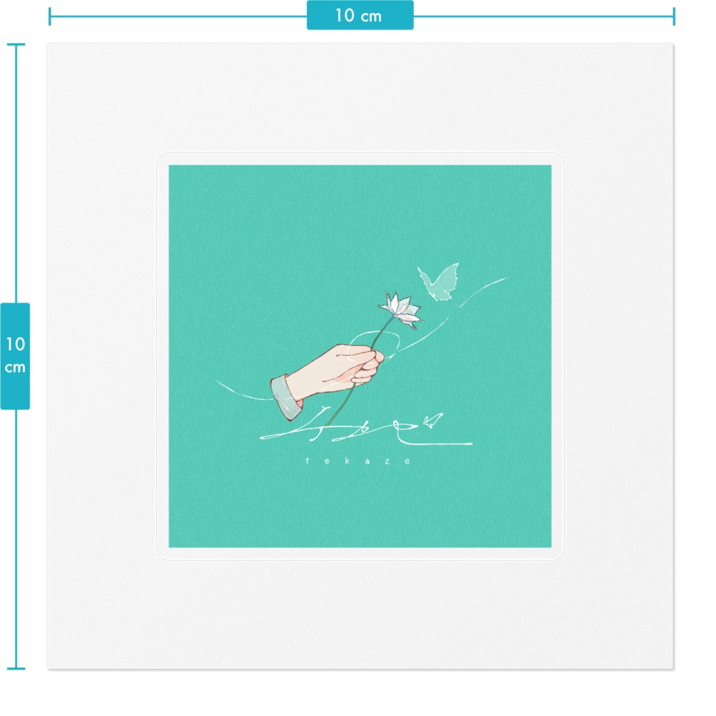 テカゼ ロゴステッカー