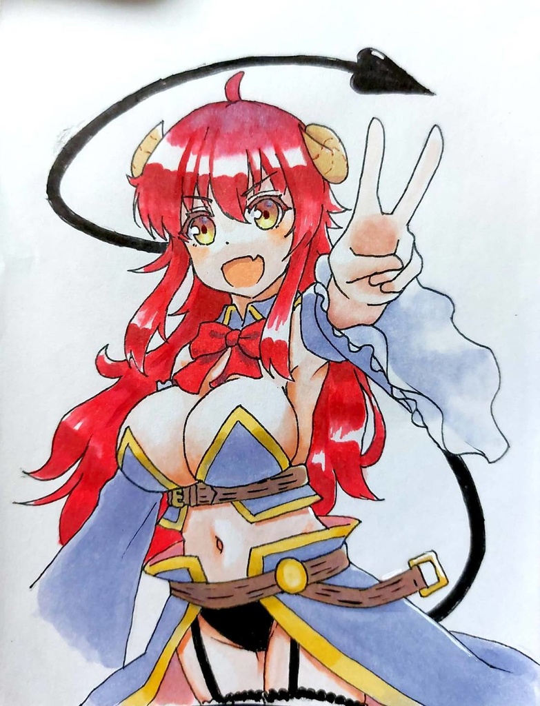 アナログイラストスケブ