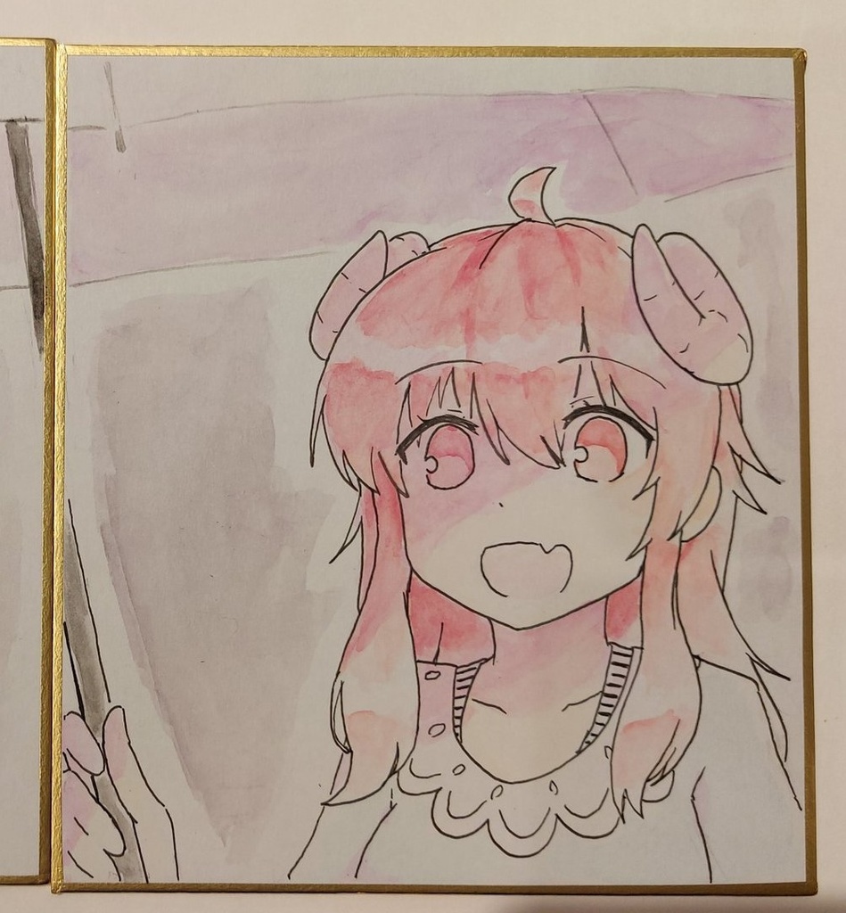 まちカドまぞく色紙　シャドウミストレス優子