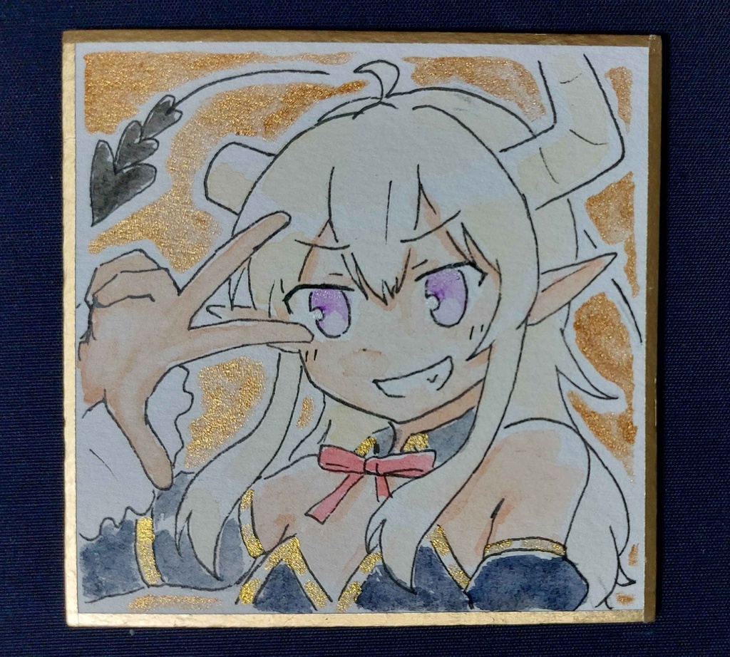 まちカドまぞく色紙　リリス
