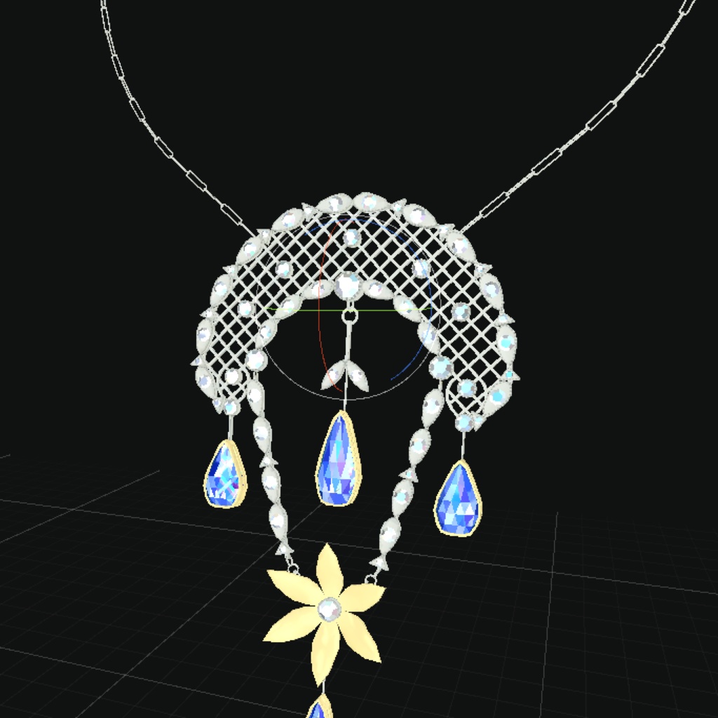 Blue sapphire necklace