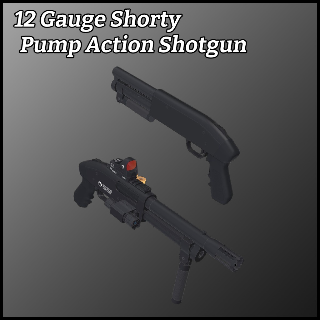 12 Gauge Shorty Pump Action Shotgun