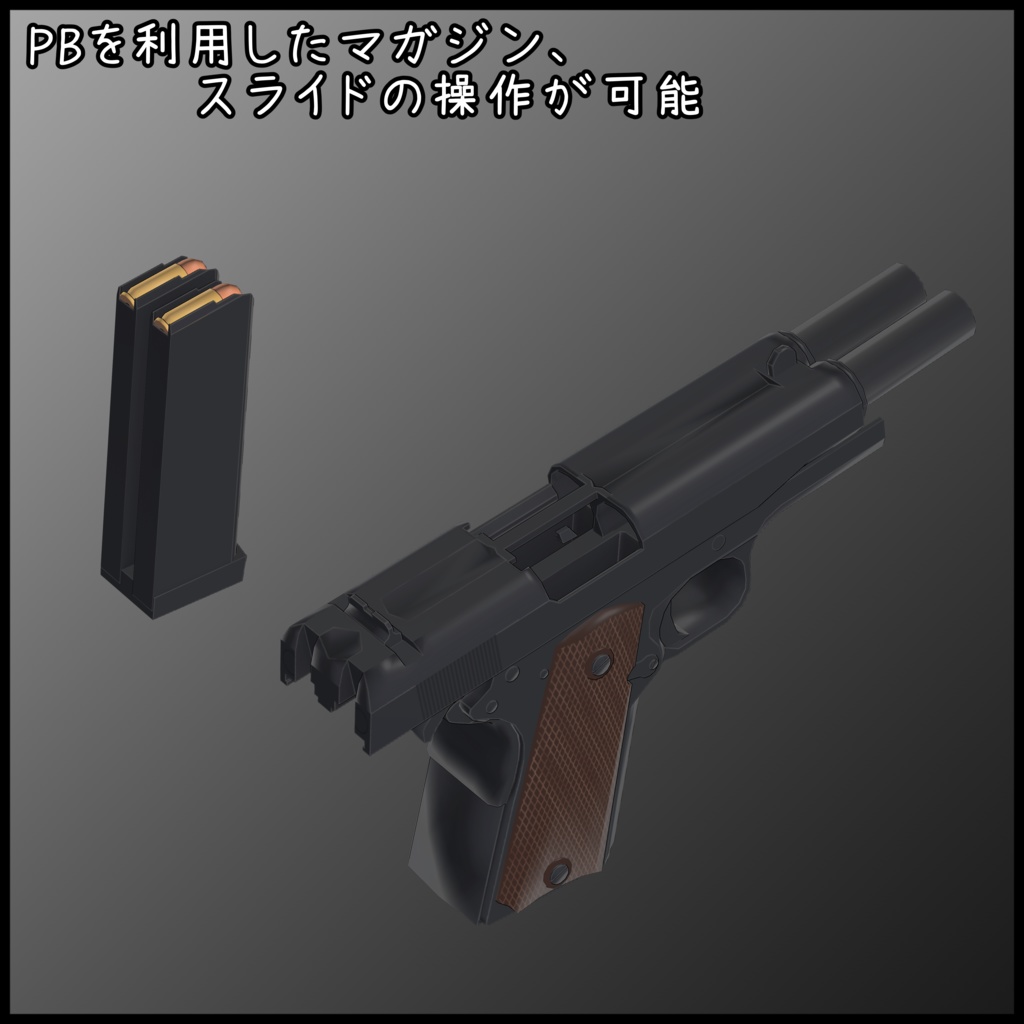 .45 Double Barrel hand gun