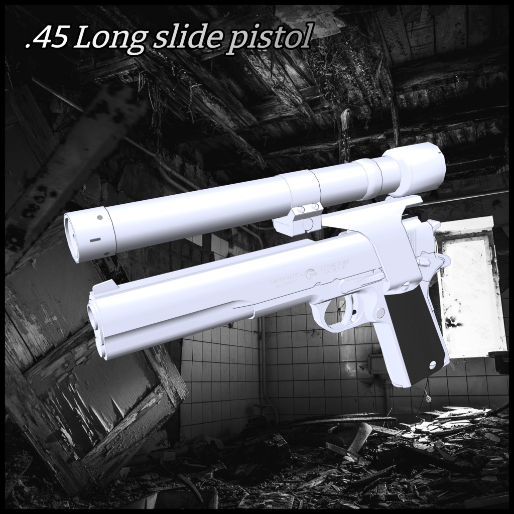 .45 Long slide pistol