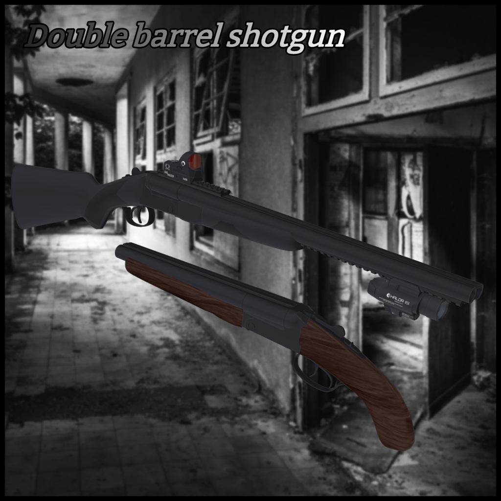 Double barrel shotgun