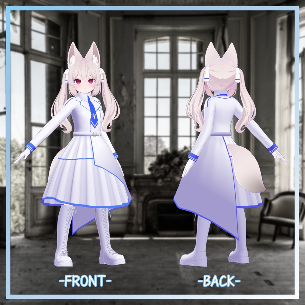 カリン対応衣装【ゴシックミリタリー衣装】