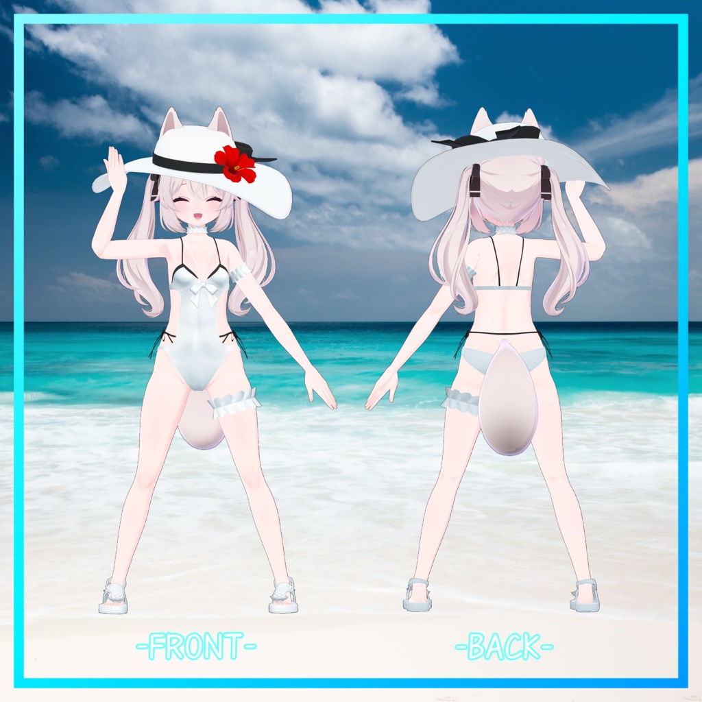 カリン対応衣装【モノキニ水着】