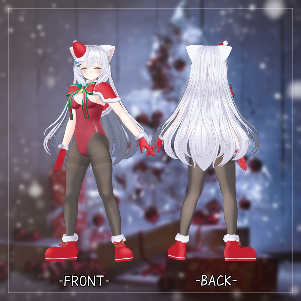 サリア対応衣装【Santa Bunny】