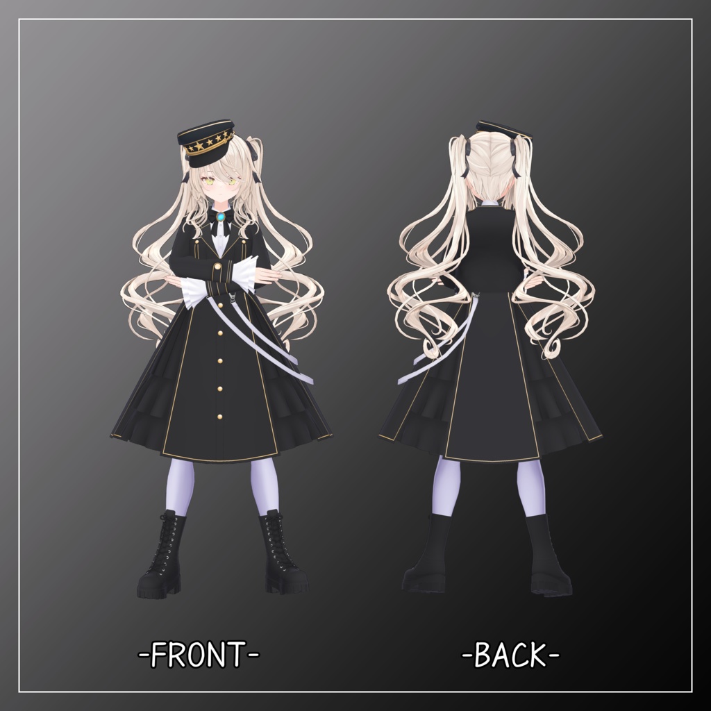 ルゼブル対応衣装【Military Lolita】