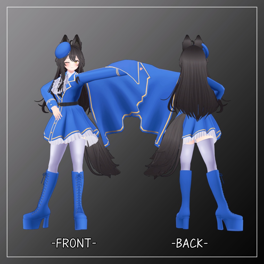 リリモカ衣対応衣装【Military Lolita 2】