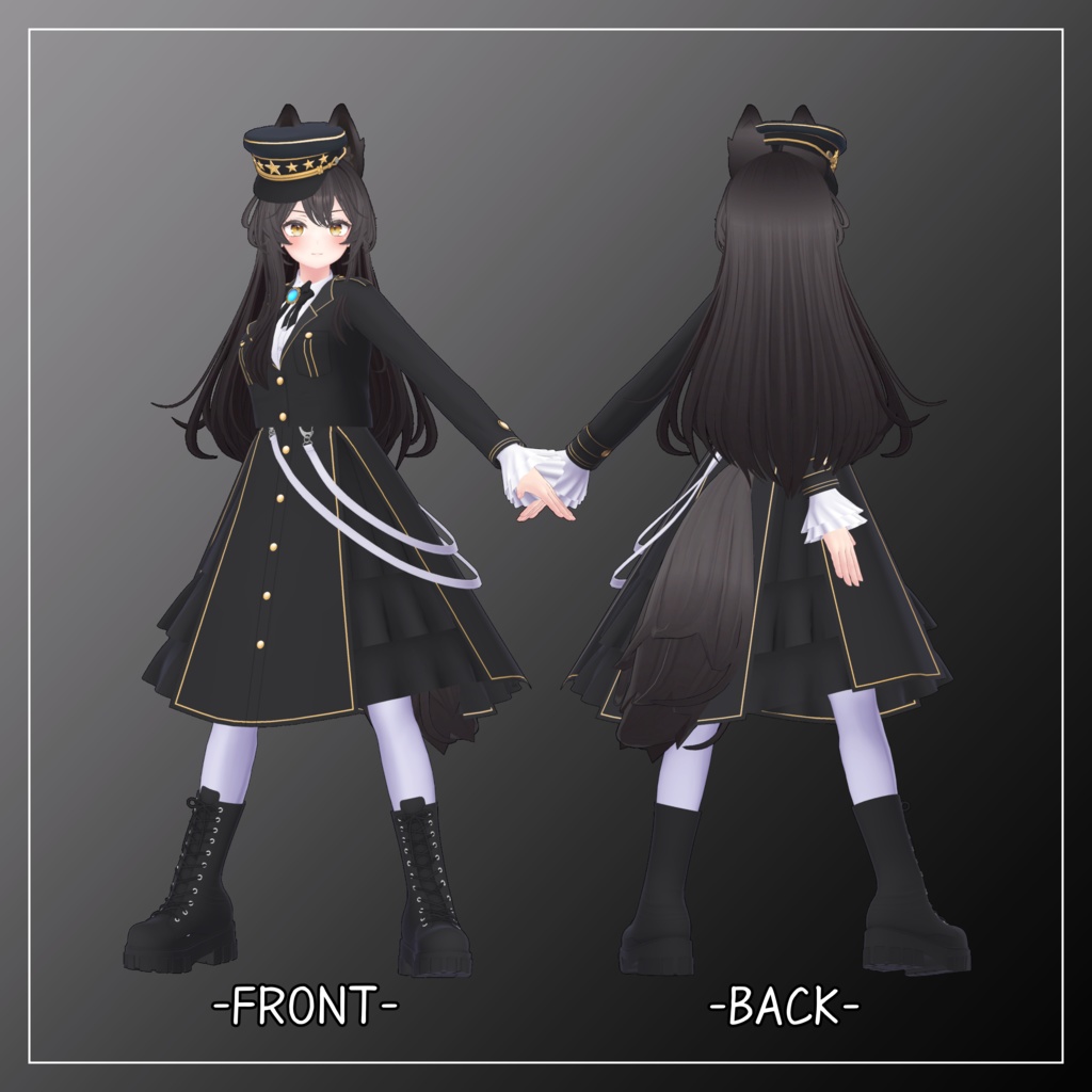 リリモカ衣対応衣装【Military Lolita】