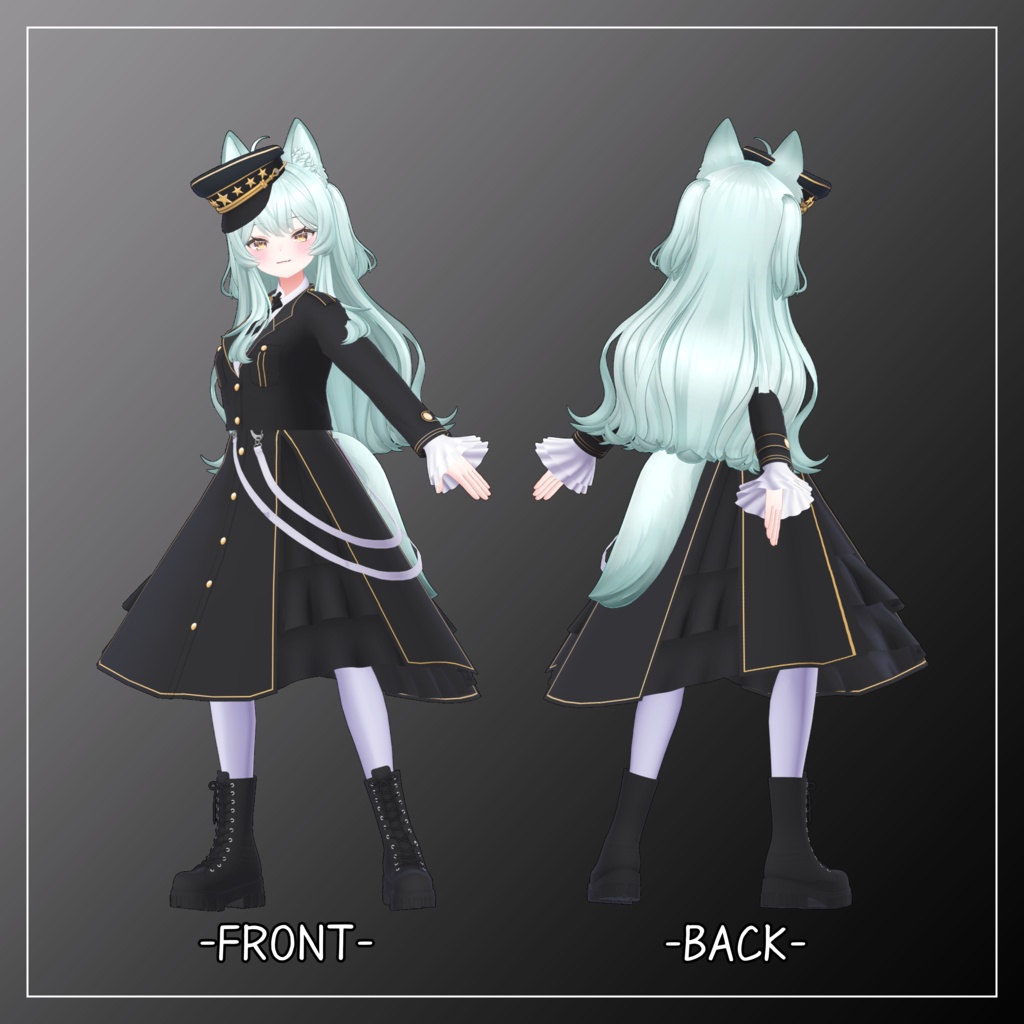 ギズモ衣対応衣装【Military Lolita】