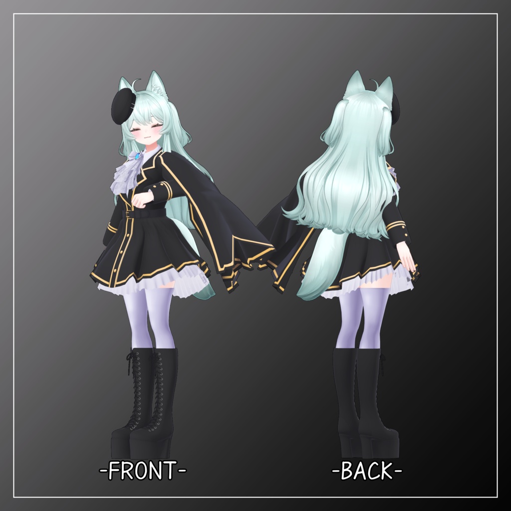 ギズモ衣対応衣装【Military Lolita 2】