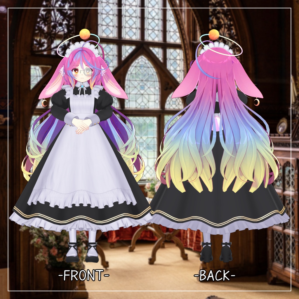 伊奈波かや対応衣装【Long skirt maid】