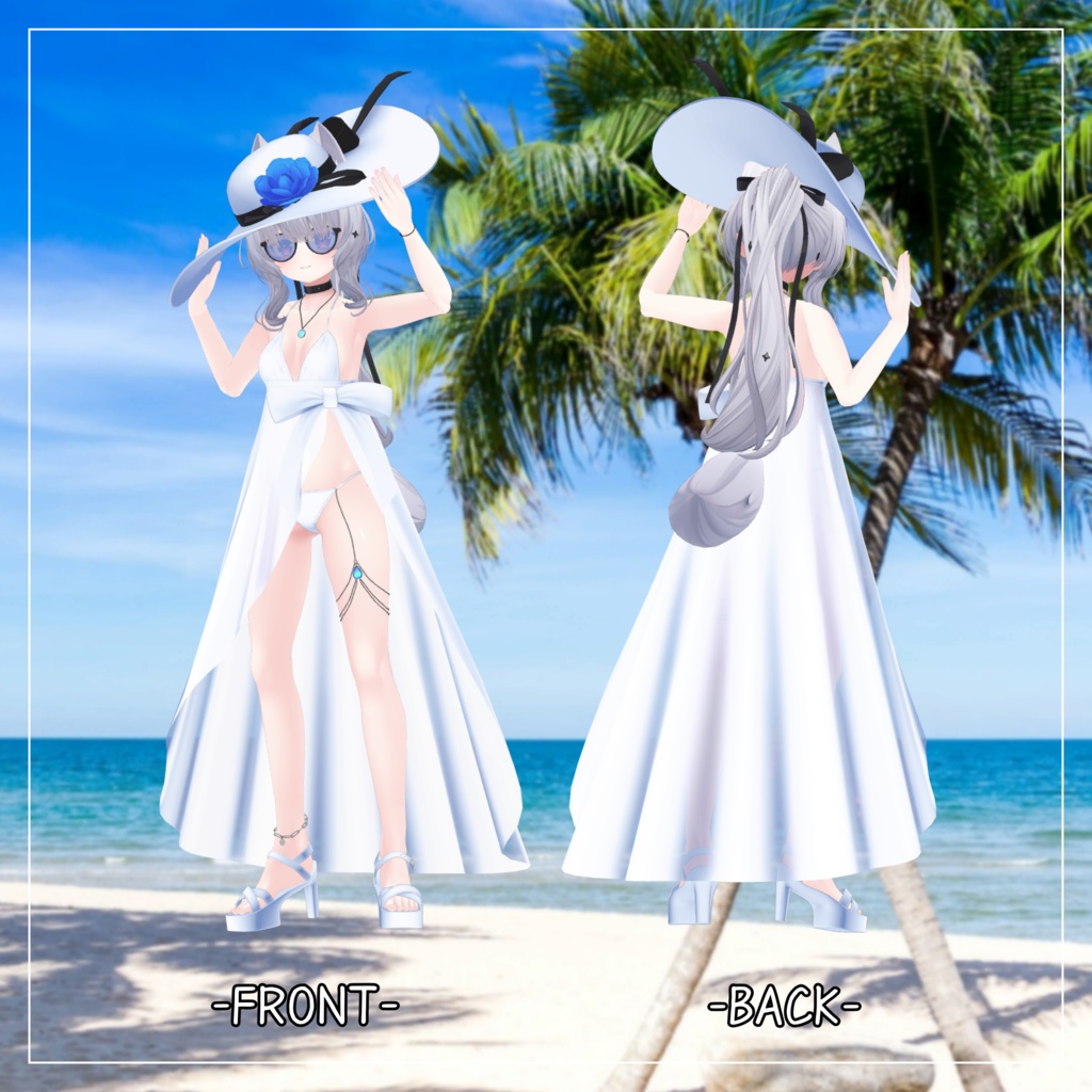 シアン衣対応衣装【Pareo Swimwear】