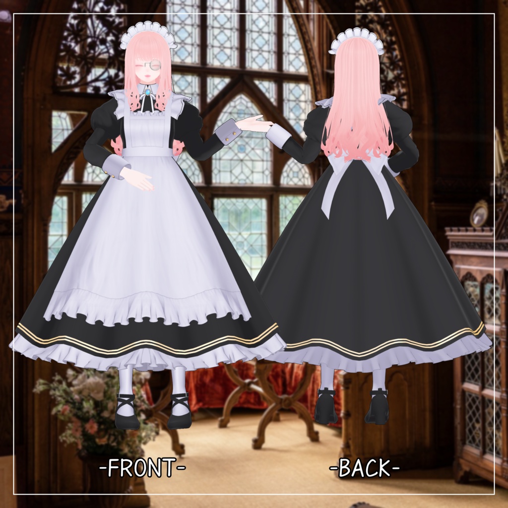 春香対応衣装【Long skirt maid】