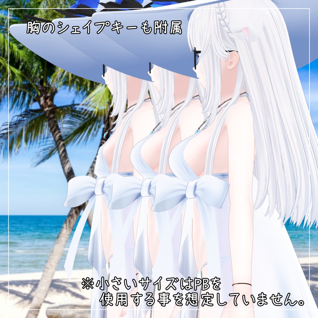 珀杏(はくあ)対応衣装【Pareo Swimwear】