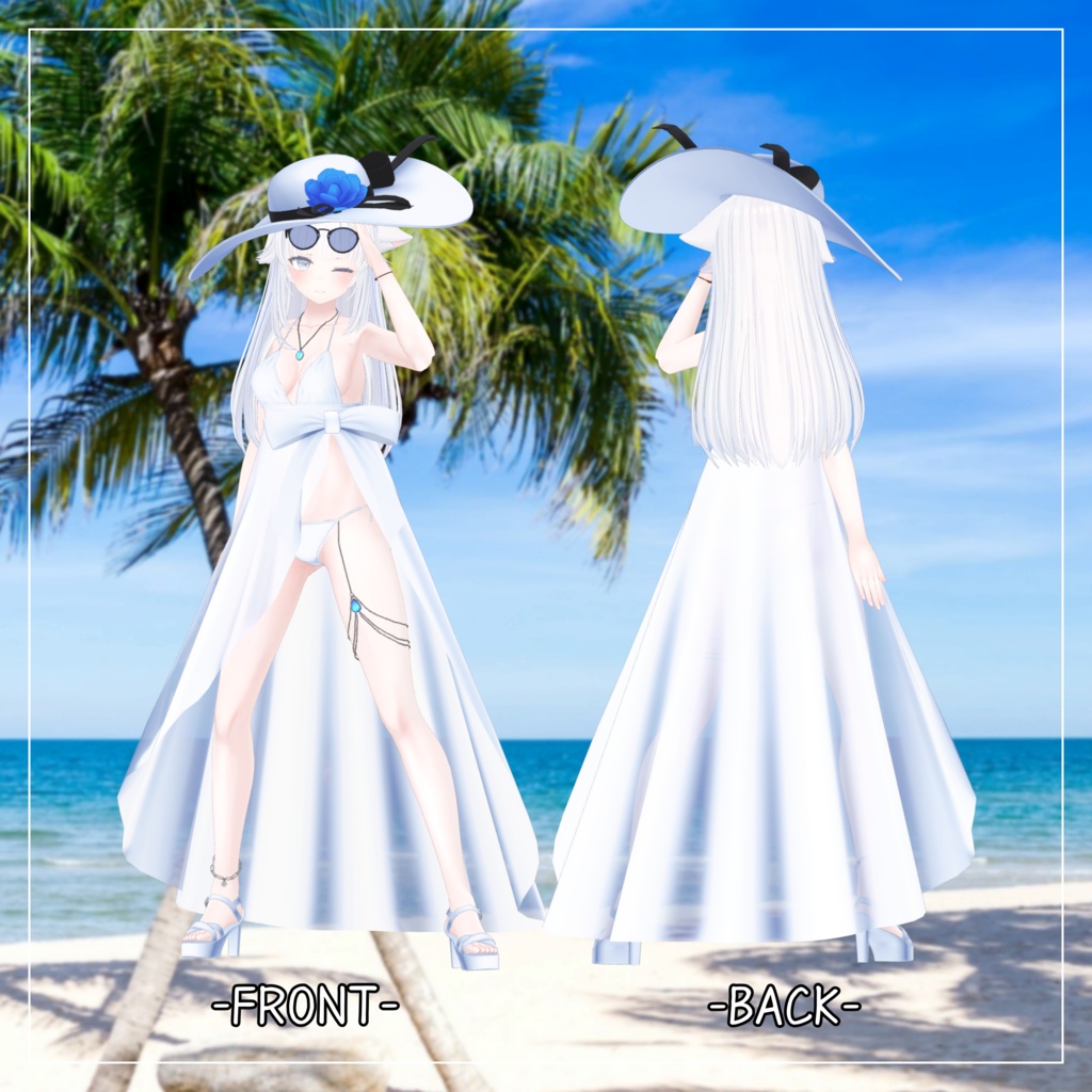 珀杏(はくあ)対応衣装【Pareo Swimwear】