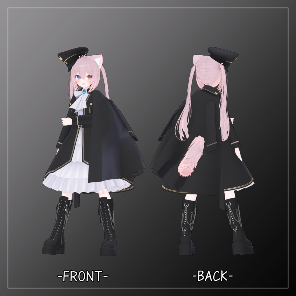 ルーニャ対応衣装【Military Lolita Pelisse】