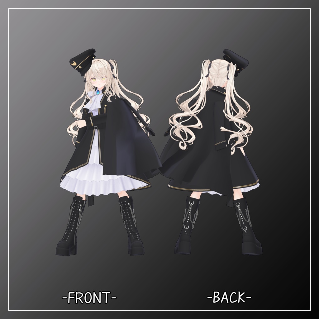 ルゼブル対応衣装【Military Lolita Pelisse】