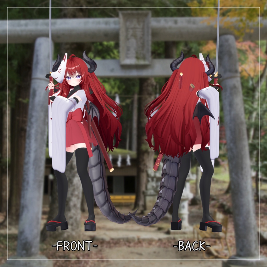 愛莉対応衣装【忍者巫女】