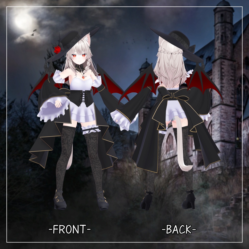 しなの対応衣装【Vampire Gothic Lolita】