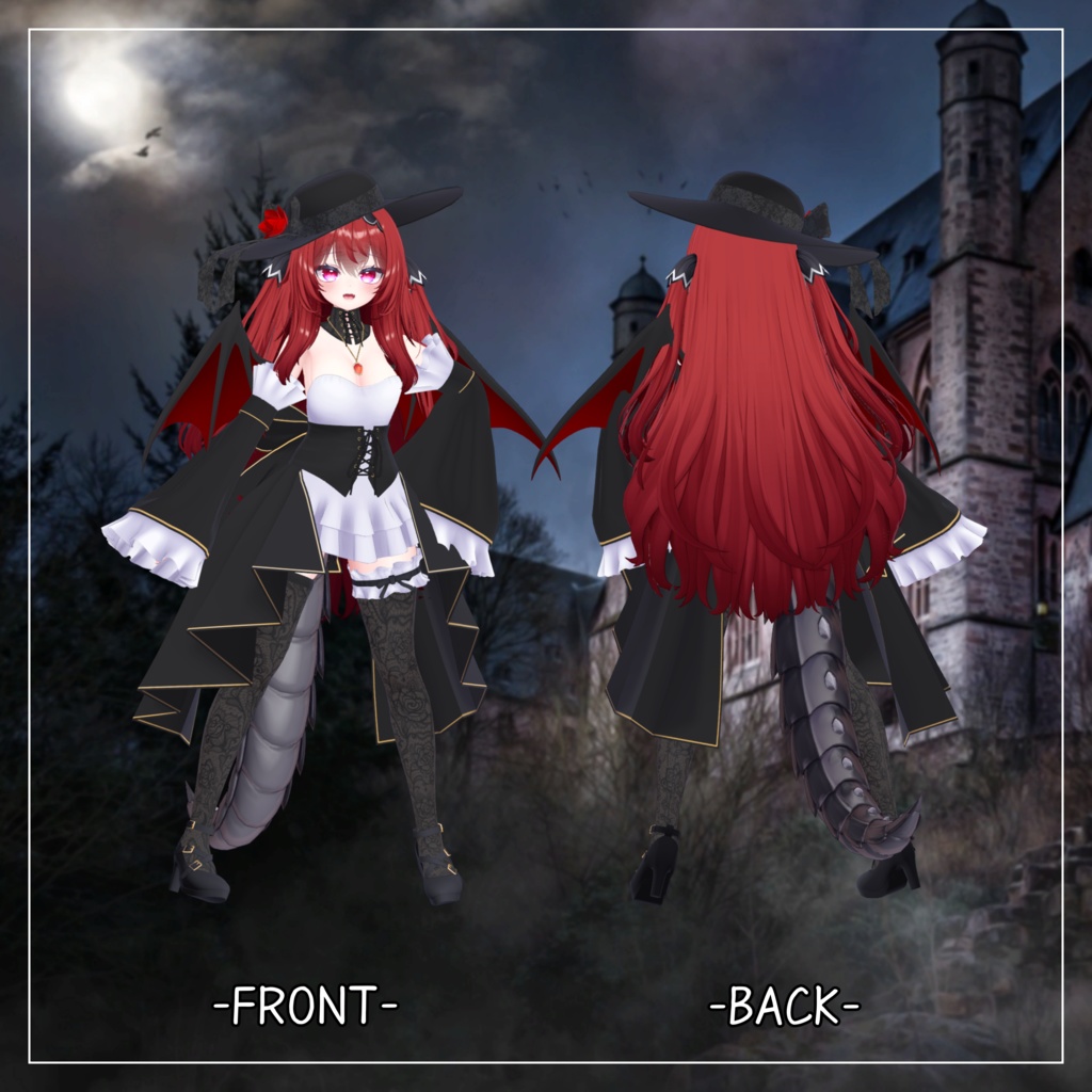 愛莉対応衣装【Vampire Gothic Lolita】
