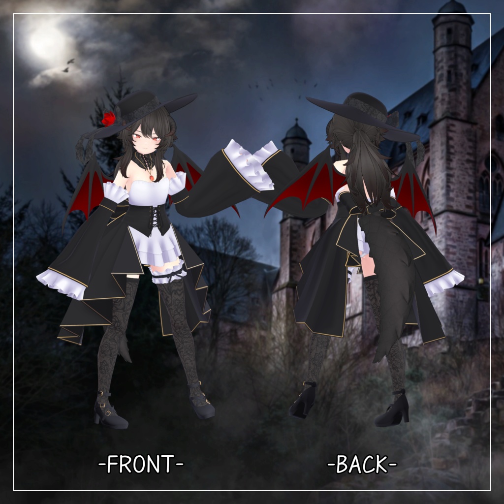 リーサルフリート対応衣装【Vampire Gothic Lolita】