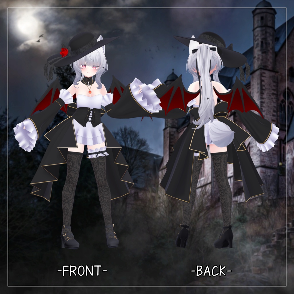 シアン対応衣装【Vampire Gothic Lolita】