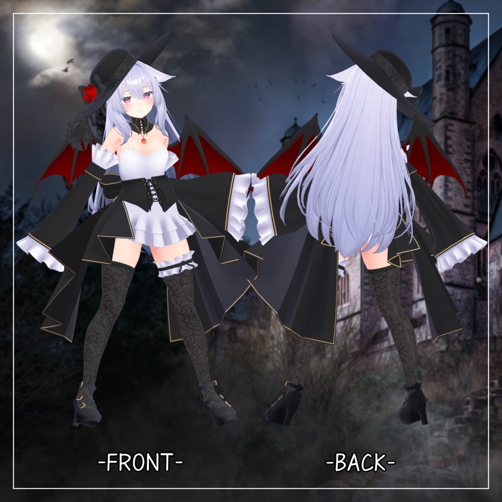 桔梗対応衣装【Vampire Gothic Lolita】