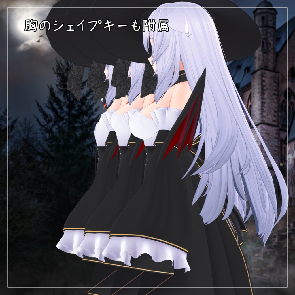 桔梗対応衣装【Vampire Gothic Lolita】