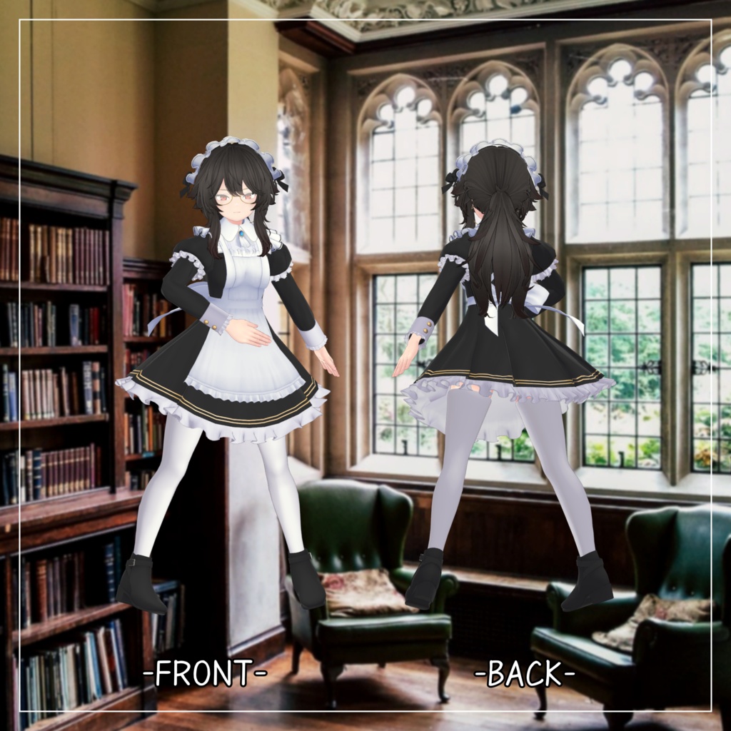 リーサルフリート対応衣装【Medium skirt maid】