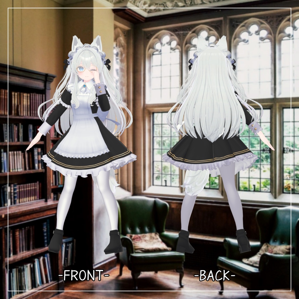 ライム&シフォン対応衣装【Medium skirt maid】