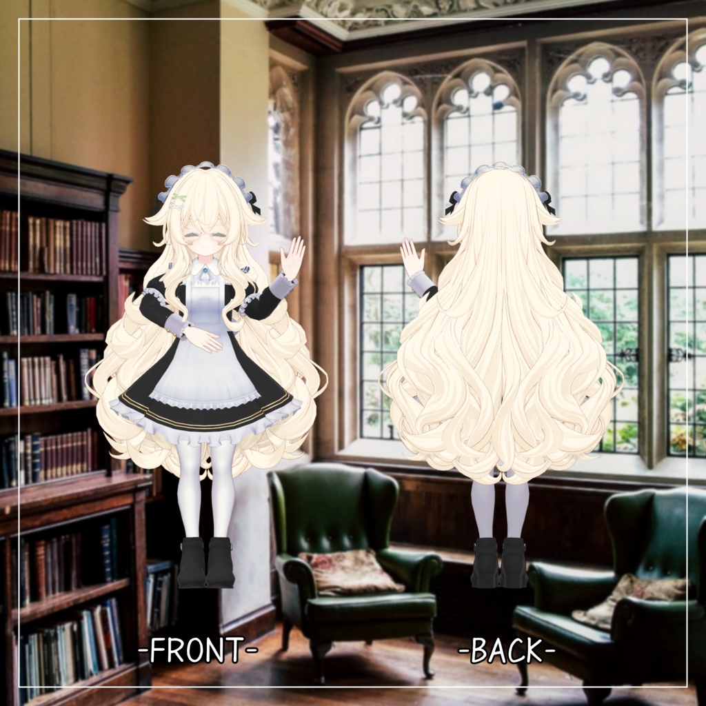 オリジナルモデル「イフ(Ifu)」対応衣装【Medium skirt maid】